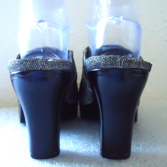 Co Cos Made in Corea 84D 250mm Women's Heel Glitter Selver Sandals Size-8/38 - Picture 10 of 13